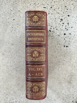 ENCYCLOPADIA BRITANNICA VOL. XXV. A. - AUS-image