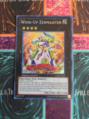 Yu-Gi-Oh! Wind-Up Zenmaister CT08-EN002 Limited Secret Rare NM a1/-image