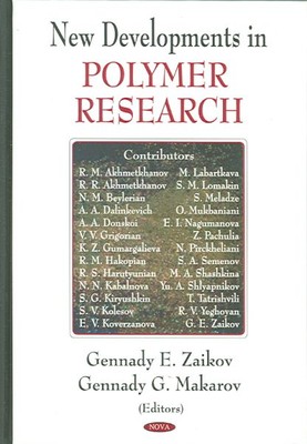 New Developments In Polymer Research, Hardcover by Zaikov, Gennadii Efremovic...-image