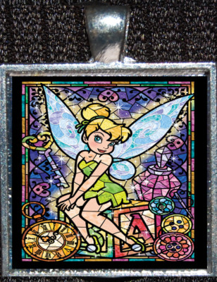 Peter Pan Tinkerbell Tink Princess Disneyland Disney WDW Silver Pendant Necklace-image