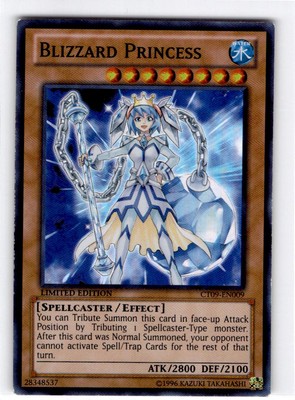 Yu-Gi-Oh Limited Edition Blizzard Princess Super Rare #CT09-EN009-image