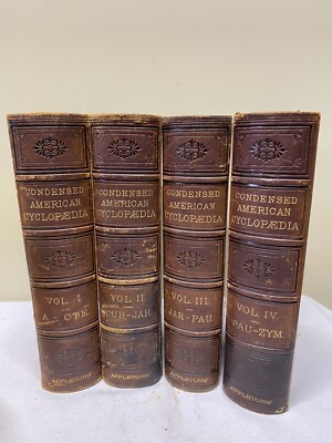 Antiquarian 1877 Condensed American CYCLOPEDIA of GENERAL KNOWLEDGE 1st Ed.-image