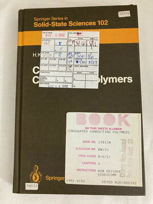 HG Kiess Conjugated Conducting Polymers Springer-Verlag 1992-image