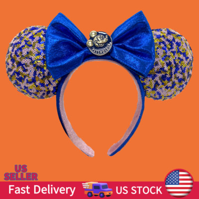 Headband Disney. Parks Annual Passholder Exclusive Mickey Minnie Ears 2025 US-image