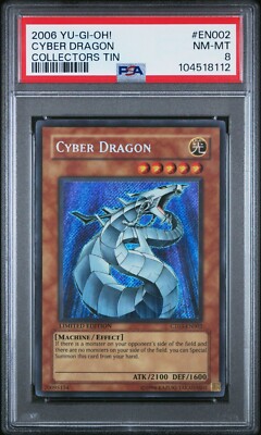 PSA 8 - 2006 YU-GI-OH! COLLECTORS TIN EN002 CYBER DRAGON-image