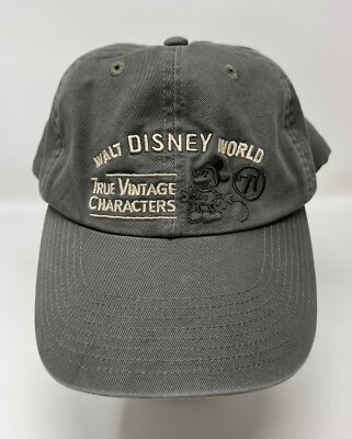 Walt Disney World True Vintage Characters Mickey Mouse Baseball Hat Cap Adult-image