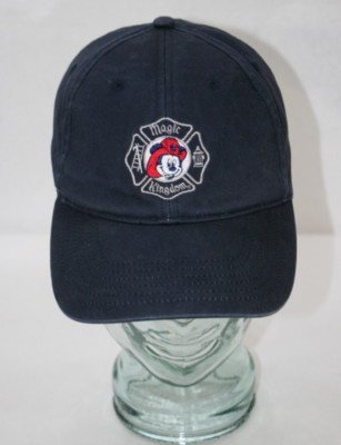 Walt Disney World Magic Kingdom Mickeys Fire Department Firefighter VNTG Hat Cap-image