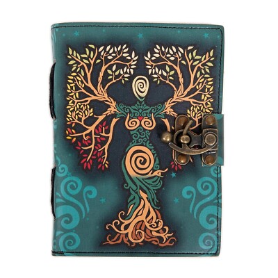 Antique Handmade Deckle Edge Vintage Paper Leather Journal-image