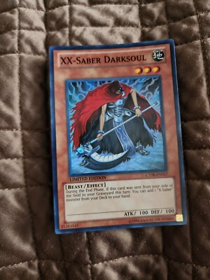 Yu-Gi-Oh! TCG XX-Saber Darksoul CT08-EN017 Limited Super Rare Lp-image