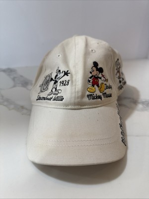 Mickey Mouse Hat Through The Ages Years Walt Disney World Baseball Cap Beige-image