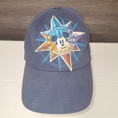 Vintage Walt Disney World Hat Baseball Cap Hat Adjustable Blue-image