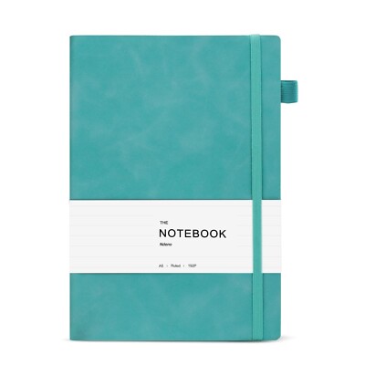 Journal Notebook, 200 Pages, Notebooks for Work, Medium A5 Lined Leather Jour...-image
