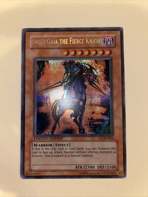 Yu-Gi-Oh! TCG Swift Gaia the Fierce Knight 2004 Collector's Tins CT1-EN004...-image