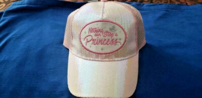 Disney Parks Nothing Can Stop a Princess Pink Sequins Mesh Hat Cap Baseball-image