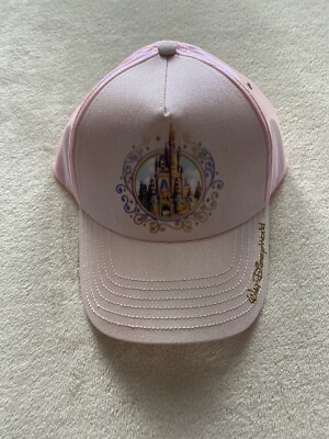 Walt Disney World Cinderella Castle Collection Pink Adult Hat Ajustable New-image
