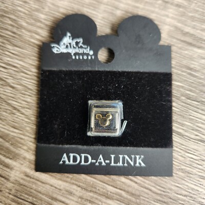 Walt Disney World Add A Link  MICKEY MOUSE Gold Tone-image