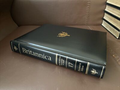 Britannica Macropaedia Knowledge In Depth Vol 17. Decorative Edison. Leather/HC-image