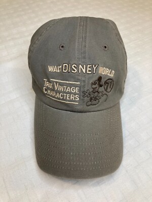 Walt Disney World True Vintage Characters 71 EMBROIDERED Cap Khaki Mickey Mouse-image