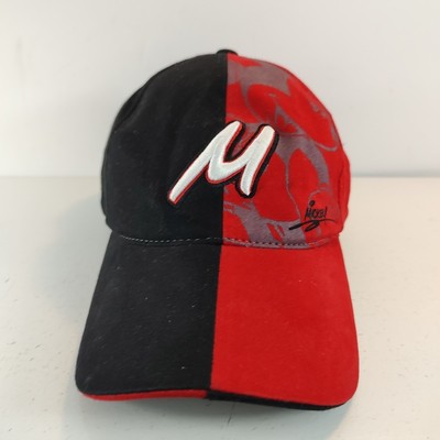 VTG Walt Disney World Mickey Mouse Cotton Red & Black Hook and Loop Hat Cap OSFA-image