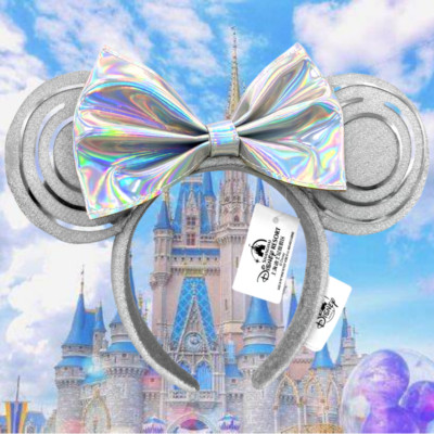 new Disney-Parks Loungefly Tron Minnie Mouse Mickey Ears Headband Shanghai US-image