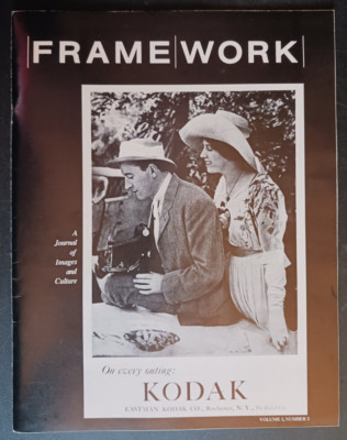 Frame/Work Journal of Images and Culture Volume 1 No 1 Kodak issue photography-image