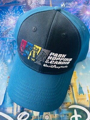 2022 Disney Park Hopping Is My Cardio 4 Parks Icons Adjustable Adult Hat-image