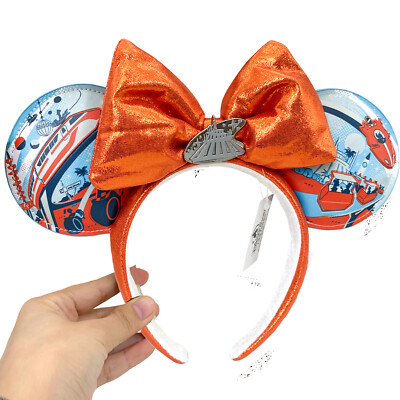 Disney Parks Magic Kingdom Tomorrowland Mickey Mouse Ears Headband Disneyland-image