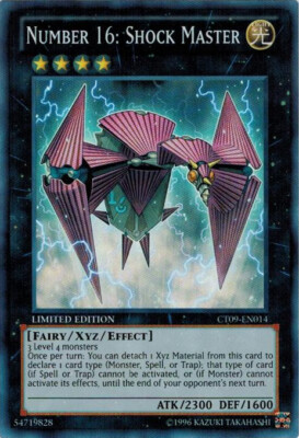 Yugioh! MP Number 16: Shock Master - CT09-EN014 - Super Rare - Limited Edition M-image