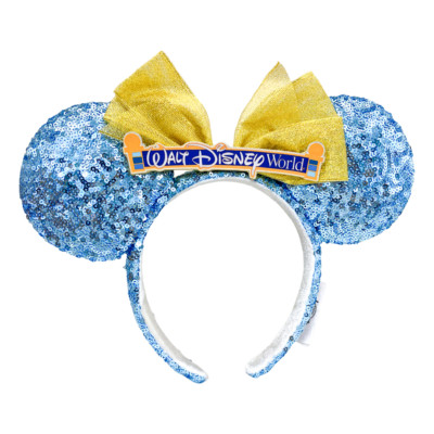 DisneyParks Mickey Ears Walt Disney-World Entrance Sign Marquee Headband WDW-image