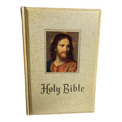 Vintage Hertel Cyclopedia Index Holy Bible Improved Blue Ribbon 1948 Rare-image