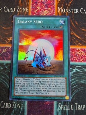 Yu-Gi-Oh! Galaxy Zero ZTIN-EN018 Super Rare 1st Edition Near Mint-image