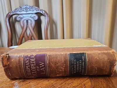 Chadman's Law Book Cyclopedia Legal  Vol V 1908-image