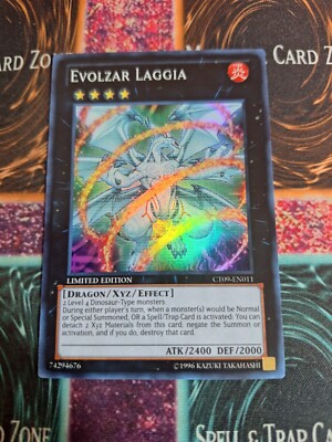 Yu-Gi-Oh! Evolzar Laggia CT09-EN011 Limited Super Rare Near Mint-image