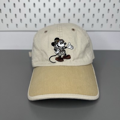 Vintage Walt Disney World Mickey Mouse Animal Kingdom Safari Snapback Hat-image