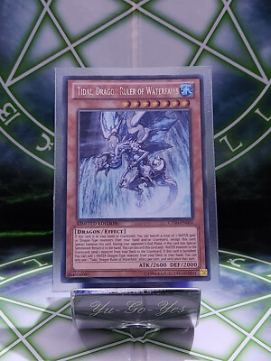 Misprint CT10-EN001 Tidal, Dragon Ruler of Waterfalls Secret Rare YuGiOh Card #1-image