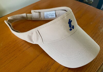 Mickey Mouse Silhouette Golf/ Sun /Visor -Walt Disney World- Khaki Tan-image