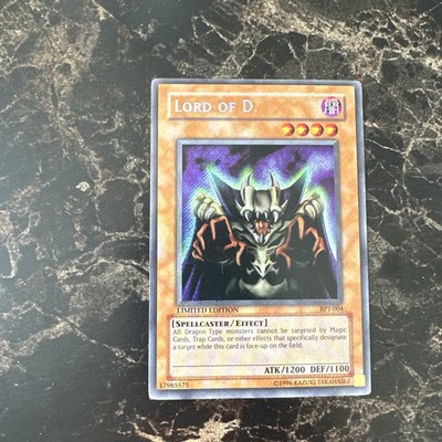 Yu-Gi-Oh TCG Lord Of D. BPT-004 Limited Edition Secret Rare Card LP-image