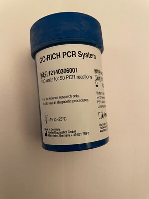 Roche Sigma-Aldrich GC-RICH PCR System 12140306001 100 U kit 50 reactions-image