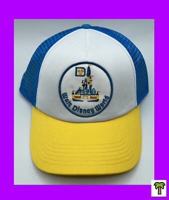 🌴 Disney Parks Walt Disney World 50th Anniversary Vault Castle Cap Hat NEW-image