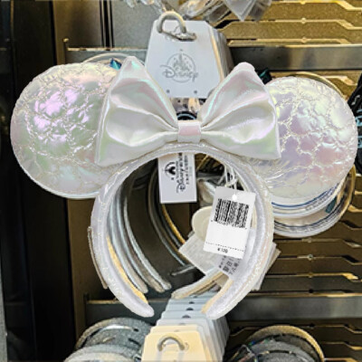 Loungefly DisneyParks Mickey Mouse Icon Quilted Iridescent Ears Headband-image