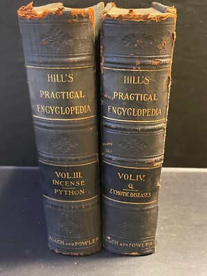 2 Hill's Practical Encyclopedia of General Knowledge ~ 1905 ~ Vol - III & IV ~-image
