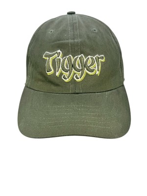 VTG Walt Disney World Tigger Green Baseball Hat Cap Strapback Adjustable Dad-image