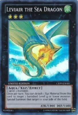 *** LEVIAIR THE SEA DRAGON *** SUPER RARE CT09-EN018 MINT/NM YUGIOH!-image