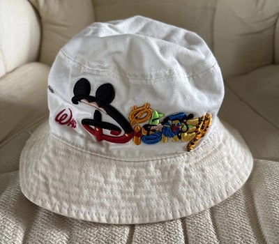 Vintage Walt Disney World Sun Bucket Hat Embroidered Design (One Size Fits All)-image