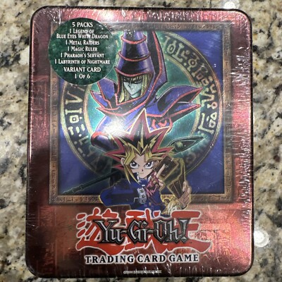 Yu-Gi-Oh! Konami 2003 Collectors Tin: Yami Yugi & Dark Magician - Sealed Tin BPT-image
