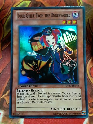 Yugioh Tour Guide from the Underworld Super CT09-EN013 Lightly played-image