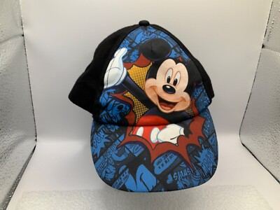 Walt Disney Mickey Mouse comic hat kids size adjustable GUC -image