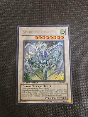 Stardust Dragon CT05-EN001 Limited Edition. Gradable-image