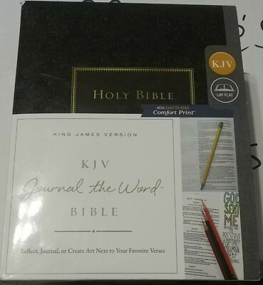 Nelson Journal the Word Bible-King James (KJV)-Red letter-black embossed HC/case-image