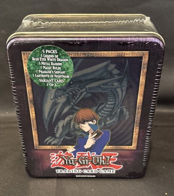 2003 Yugioh Collector Tin, Kaiba/Blue Eyes Dragon MINT!, F.Sealed &Case Fresh W1-image